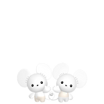一对鼠（闪光）